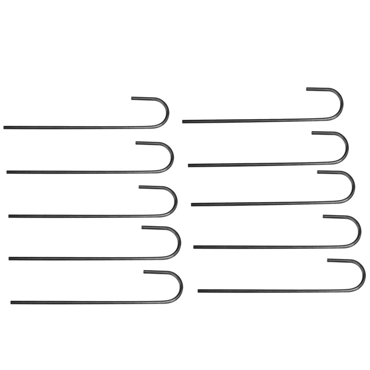 Outsunny Rosenbogen schwarz B/H/L: ca. 30x230x114 cm