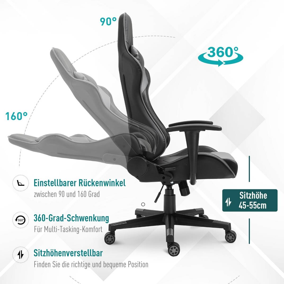 Gaming-Sessel 921-251 schwarz