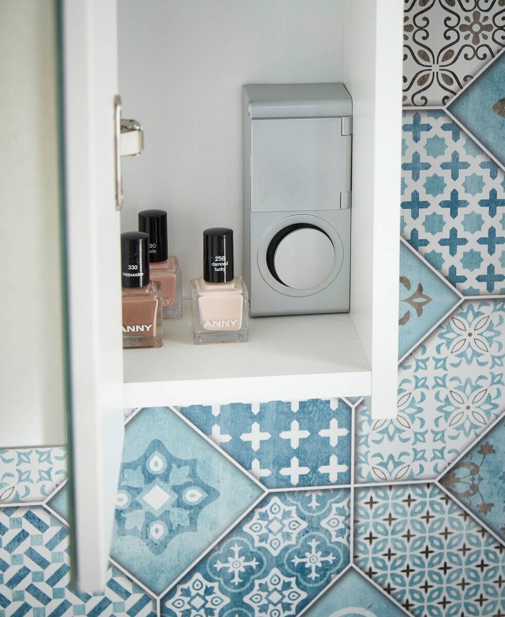 Spiegelschrank 2754-84 weiß B/H/T: ca. 76x71x23 cm