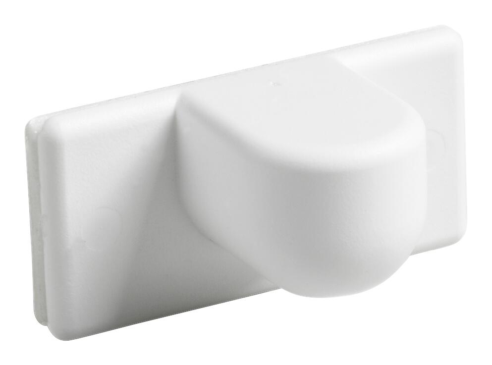 LICHTBLICK Magnethalter für Jalousie und Plissee weiß 2 Packstücke