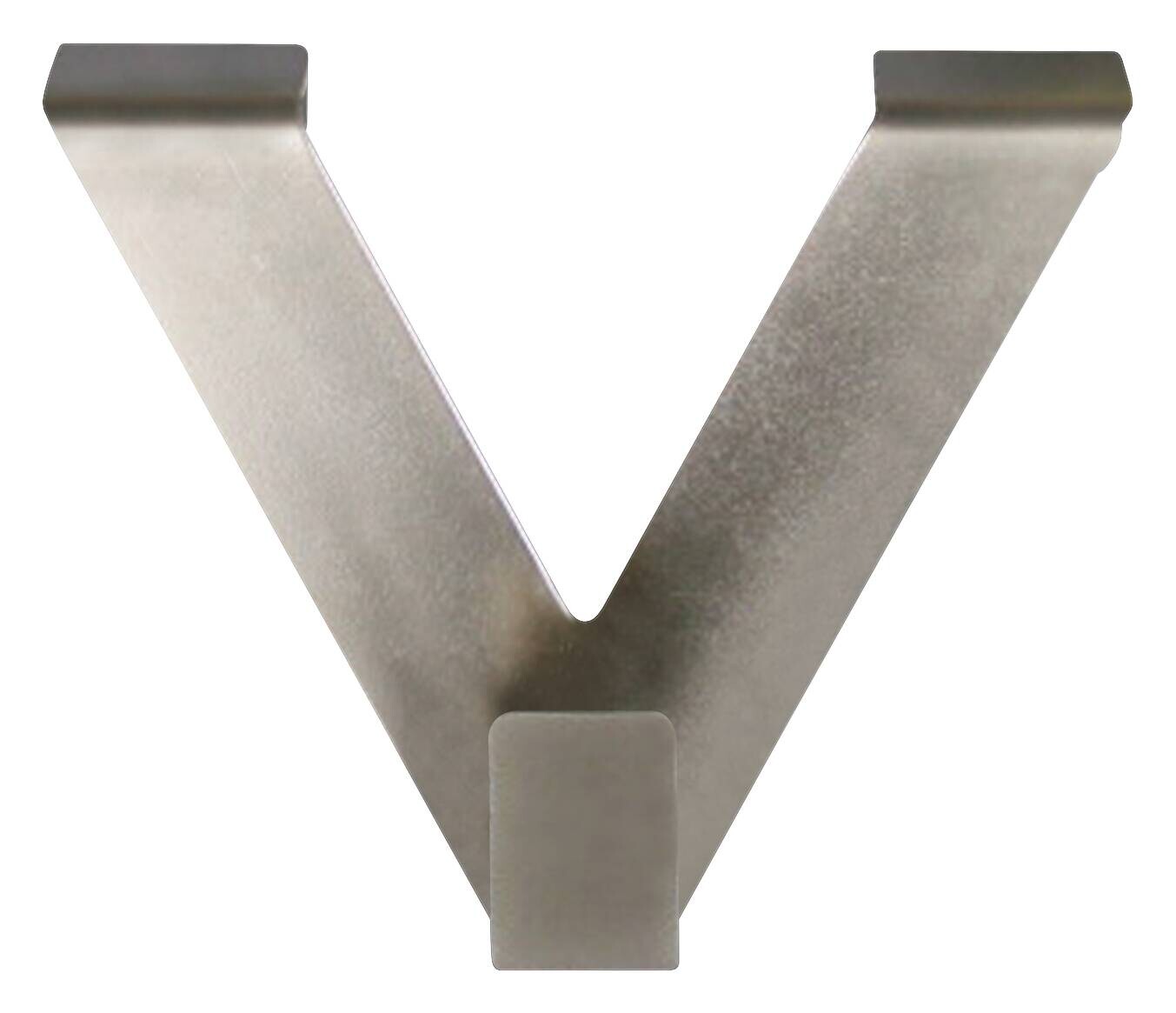 POCOline V-Haken silber 2 Packstücke