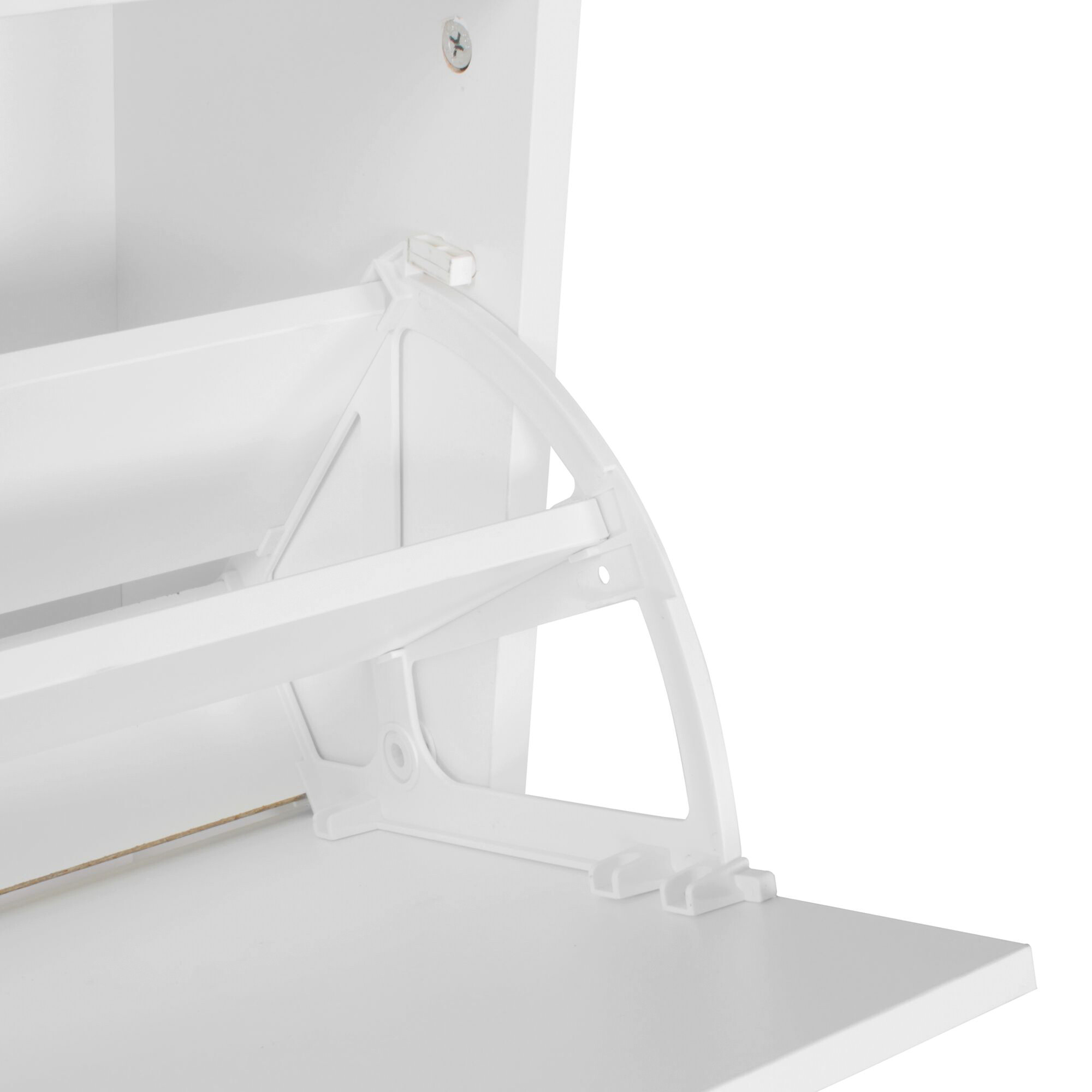 Garderobe weiß B/H/T: ca. 80x180x80 cm