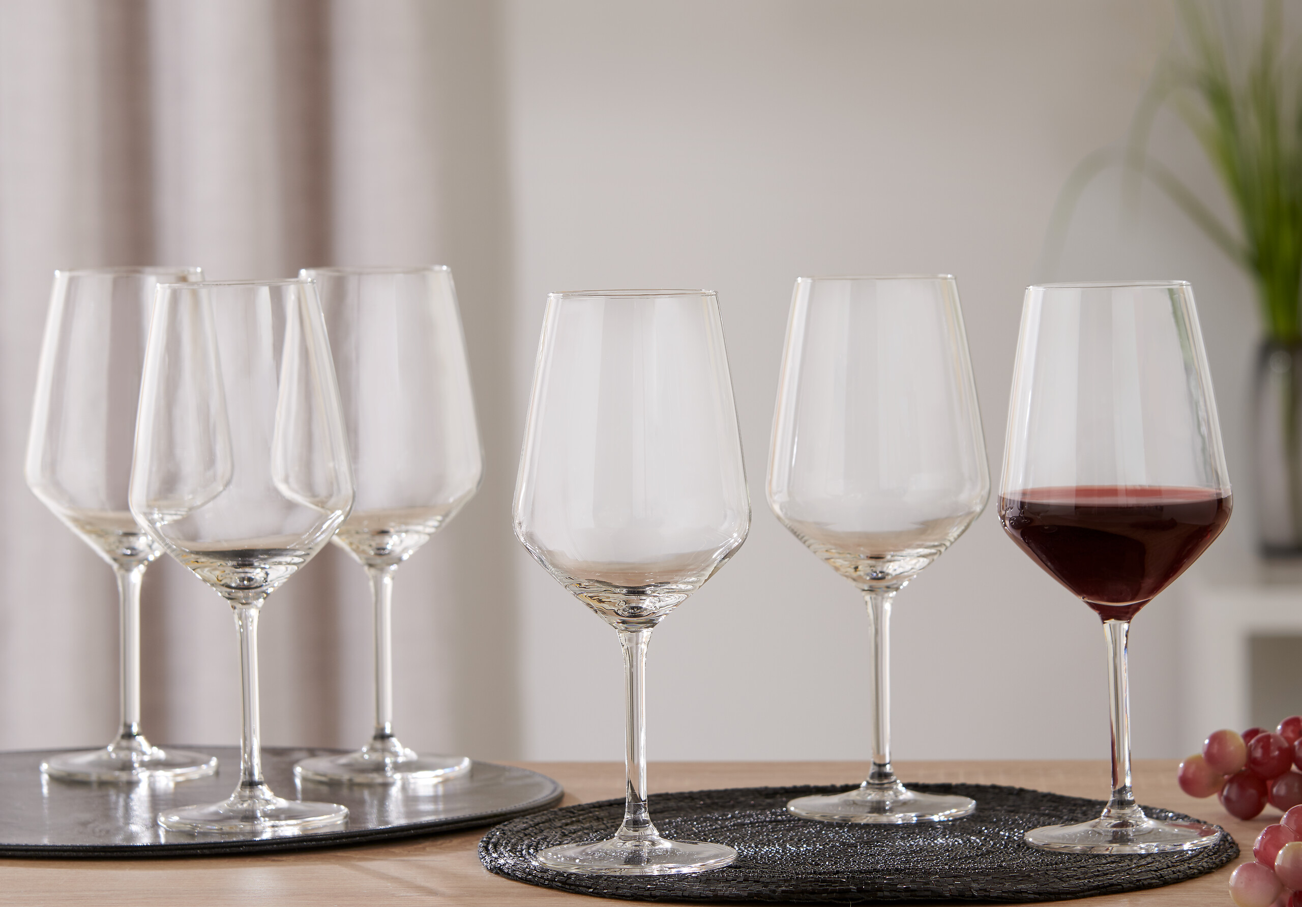 Weinglasset transparent