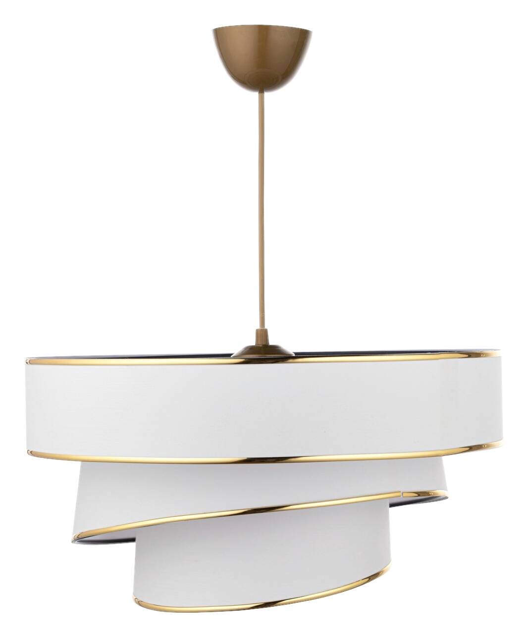 Opviq Pendelleuchte Couper gold B/H/T/L/D: ca. 40x72x40x40x40 cm E27 1 Brennstellen