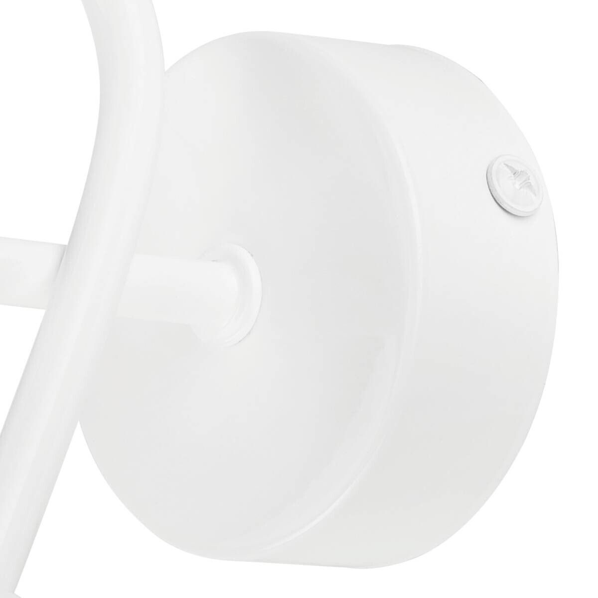 Lamkur Wandleuchte CAMILLA 36878 weiß Stahl H/L: ca. 18x8 cm E27 1 Brennstellen