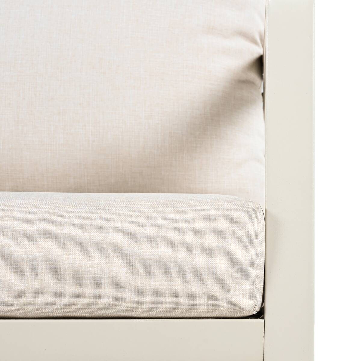 POCOline Gartensitzgruppe Avignon creme Stahl