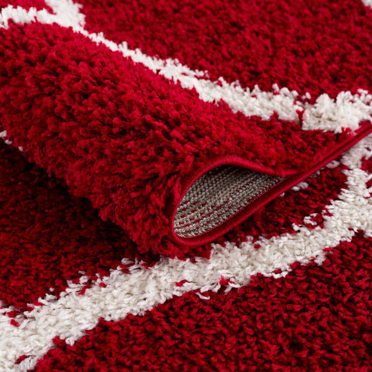 Sanat Hochflorteppich MADRID rot D: ca. 200 cm