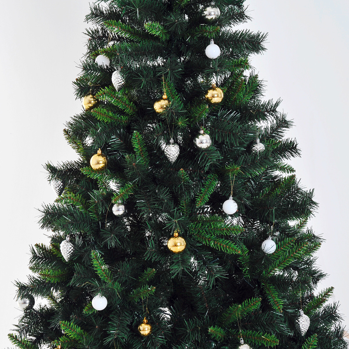 HOMCOM Tannenbaum grün Metall H/D: ca. 180x112 cm