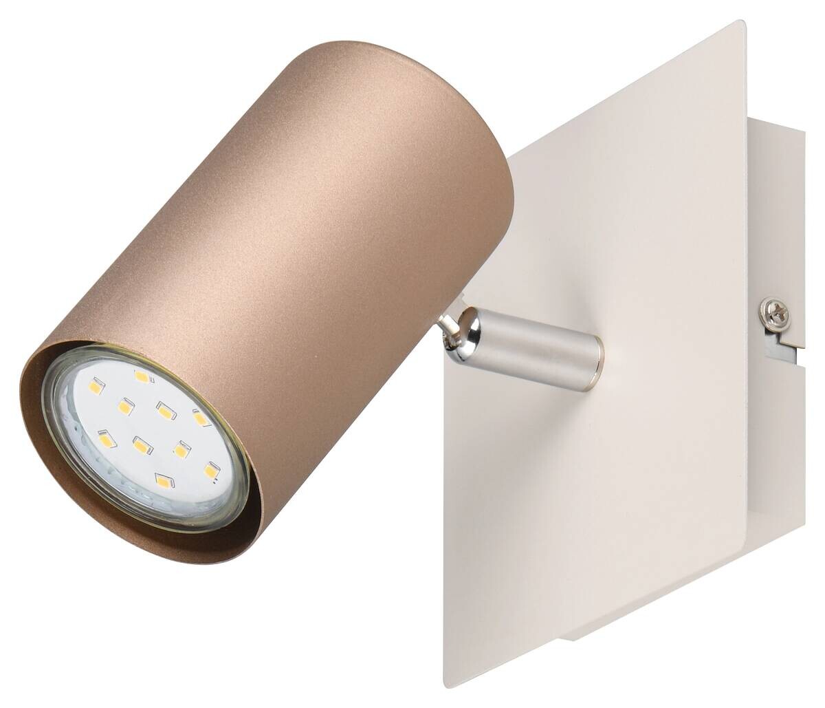 Reality Leuchten Spots Marley kaffee Metall B/H/L: ca. 12x12x15 cm null 1 Brennstellen