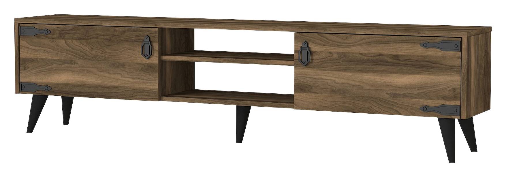 TV-Lowboard Anthes walnuss Nachbildung B/H/T: ca. 180x41x30 cm