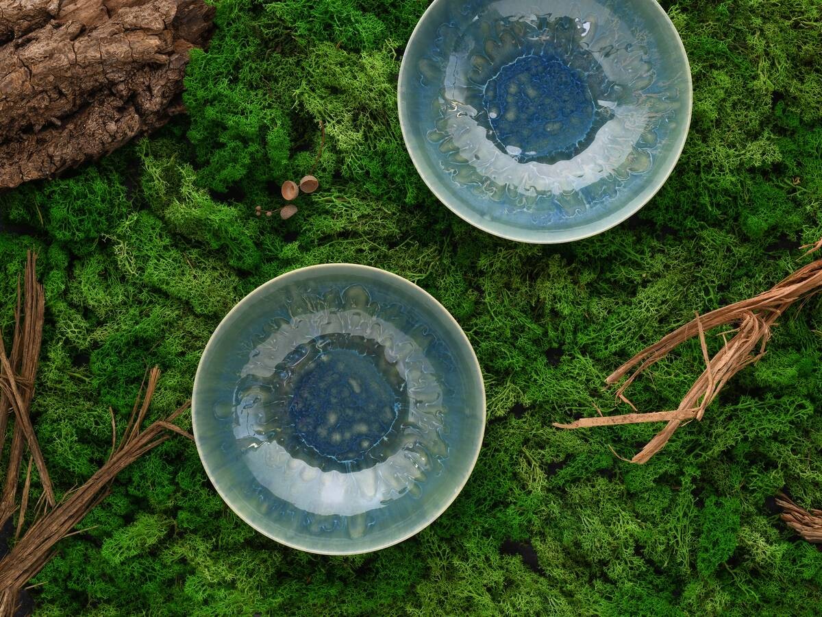 CreaTable Salatschale Yuki multicolor Steinzeug D: ca. 24 cm