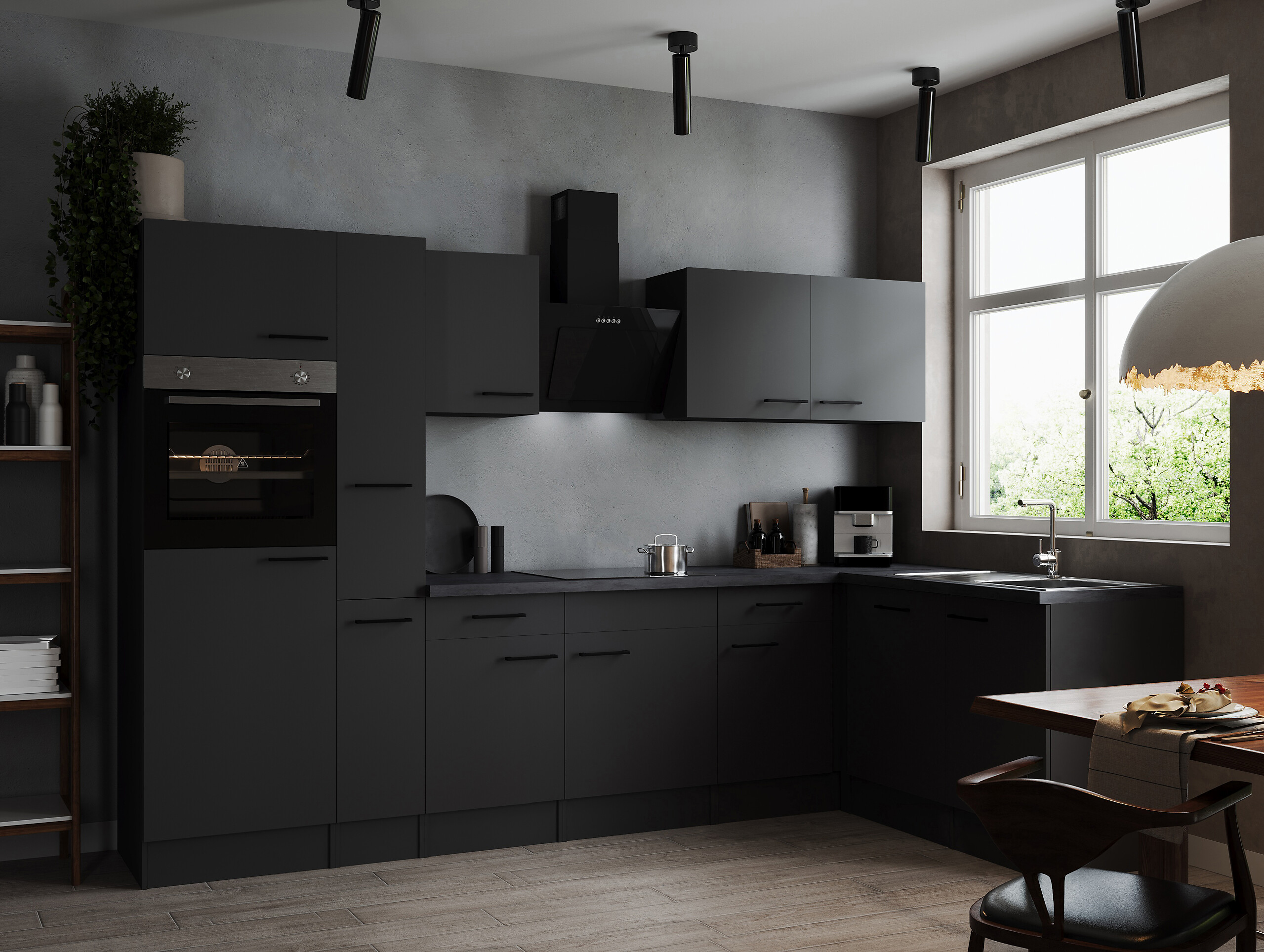 Winkelküche Oliver B/H/T: ca. 310x205x172 cm