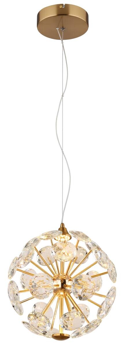 GLOBO Pendelleuchte klar gold Metall H/D: ca. 150x28 cm 1.0 Brennstellen