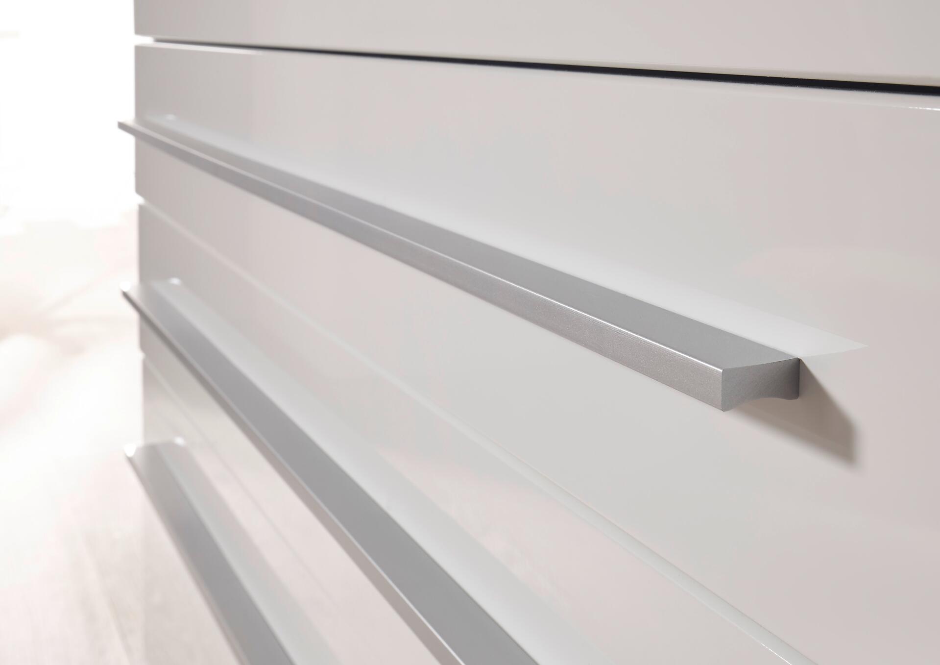 Respekta Doppelblock Premium weiß hochglänzend B/H/T: ca. 290x200x60 cm