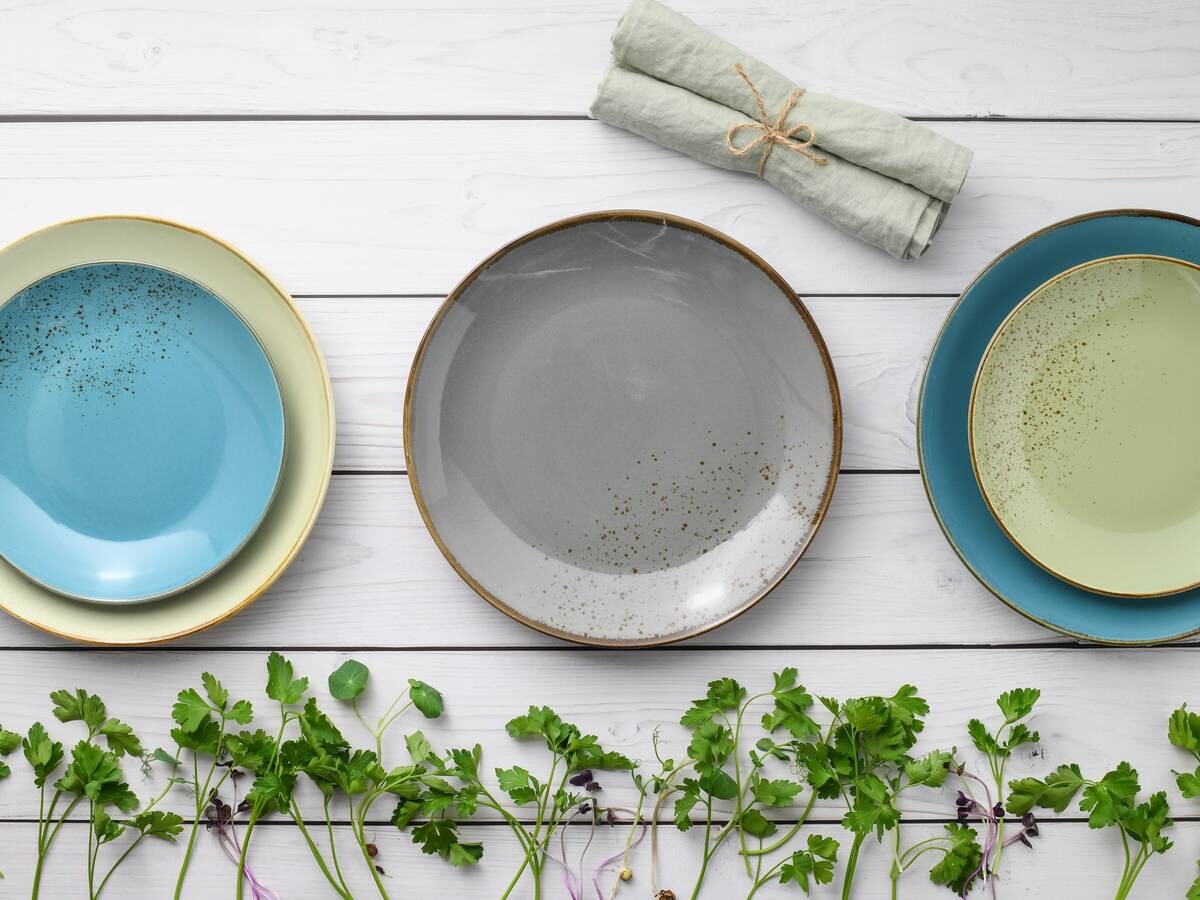 CreaTable Tafelservice NATURE COLLECTION multicolor Steinzeug 12 tlg.