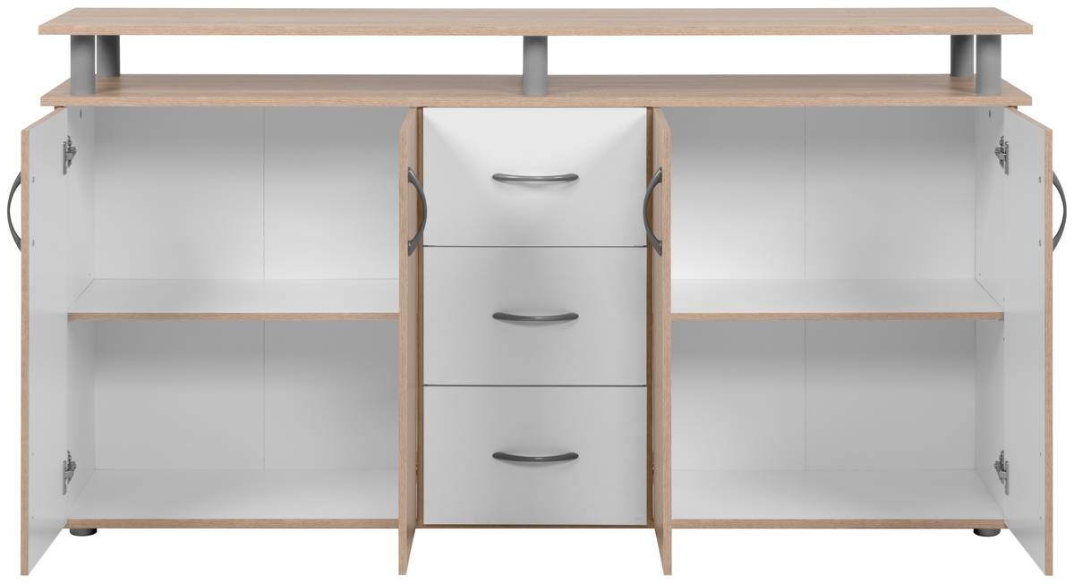 Megakommode Nevada Eiche Sonoma Nachbildung B/H/T: ca. 155x84x35 cm