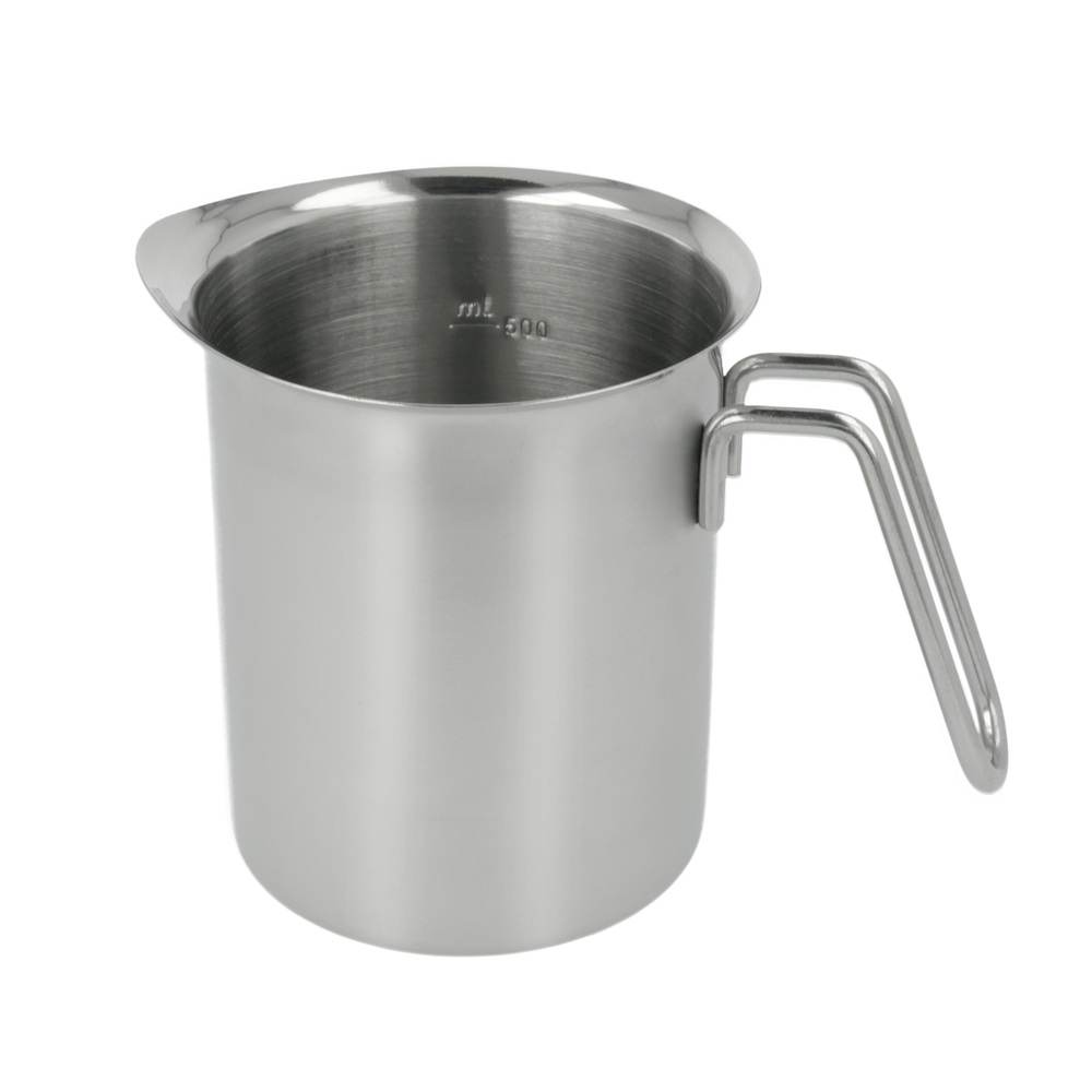 Metaltex Milchkännchen silber Edelstahl