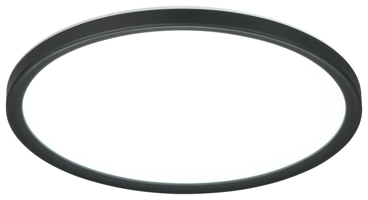 Reality Leuchten LED-Deckenleuchte Joko schwarz Kunststoff B/H: ca. 29x3 cm