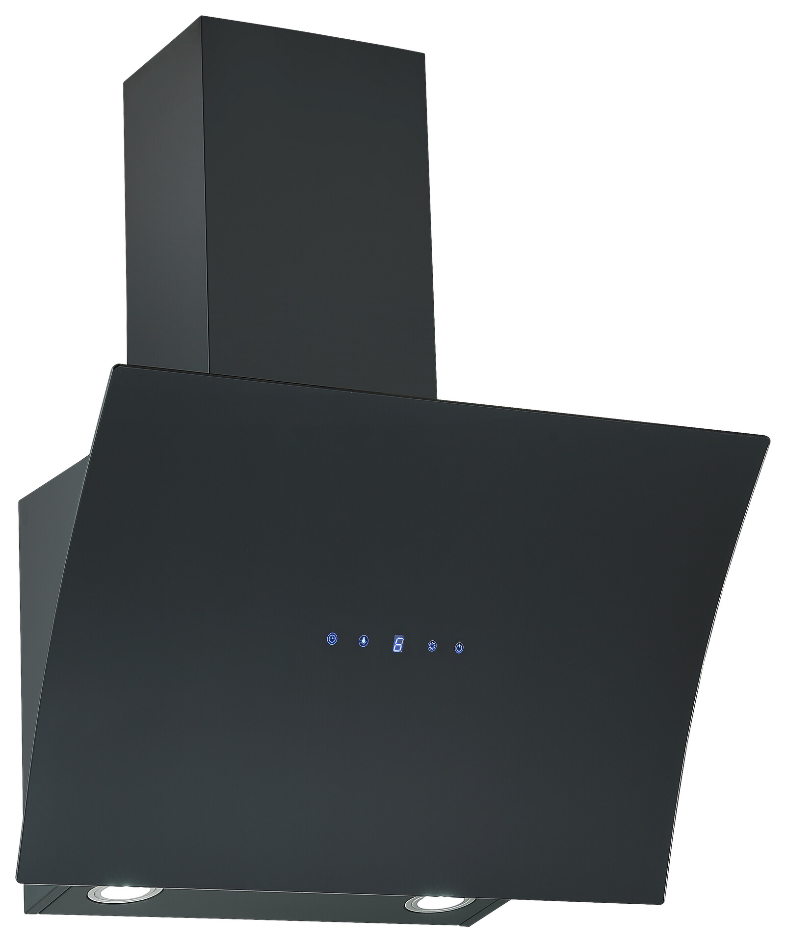 Respekta Dunstabzugshaube CH55060SA schwarz B/H/T: ca. 60x80,5x40,2 cm