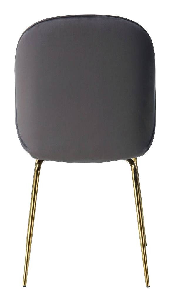 Stuhl Charlize 100 2er grau Microfaser B/H/T: ca. 48x87x59 cm