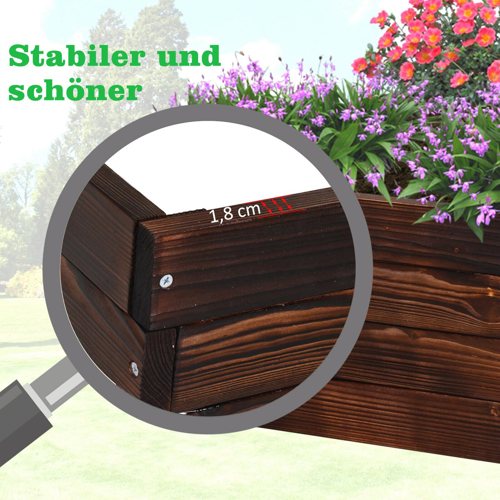 Outsunny Hochbeet B/H/L: ca. 60x23x60 cm