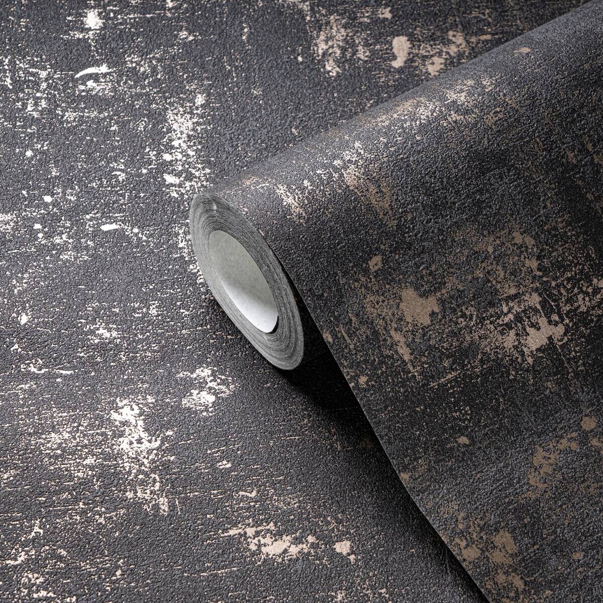 A.S.Creation Vliestapete schwarz gold B/H/D: ca. 53x1005x8 cm