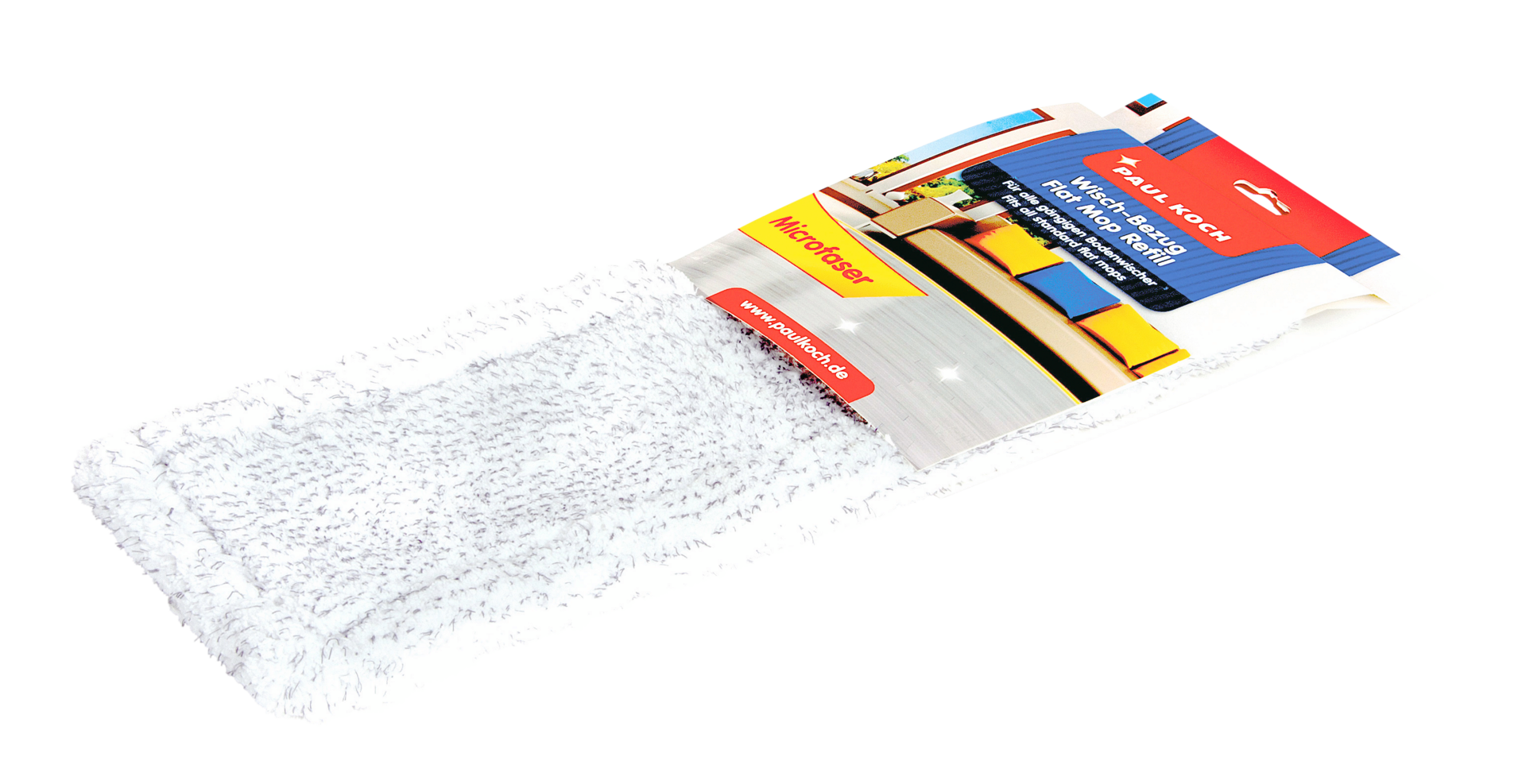 Wischbezug weiß B/H/L: ca. 2x13x48 cm