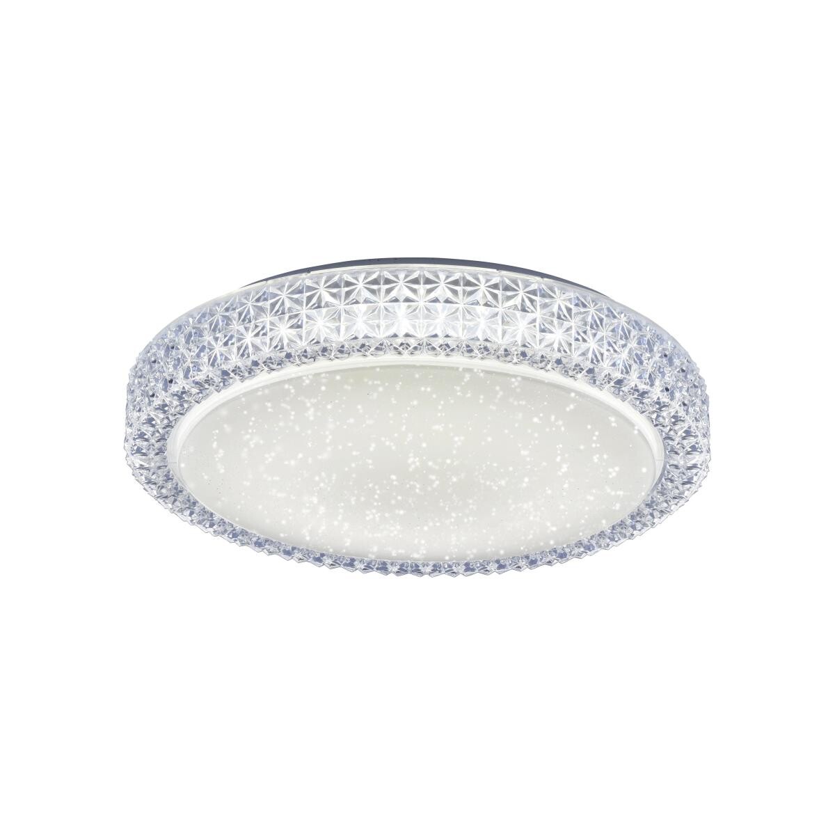 Just Light Deckenleuchte Frida weiß klar Metall Kunststoff H/D: ca. 7x30 cm