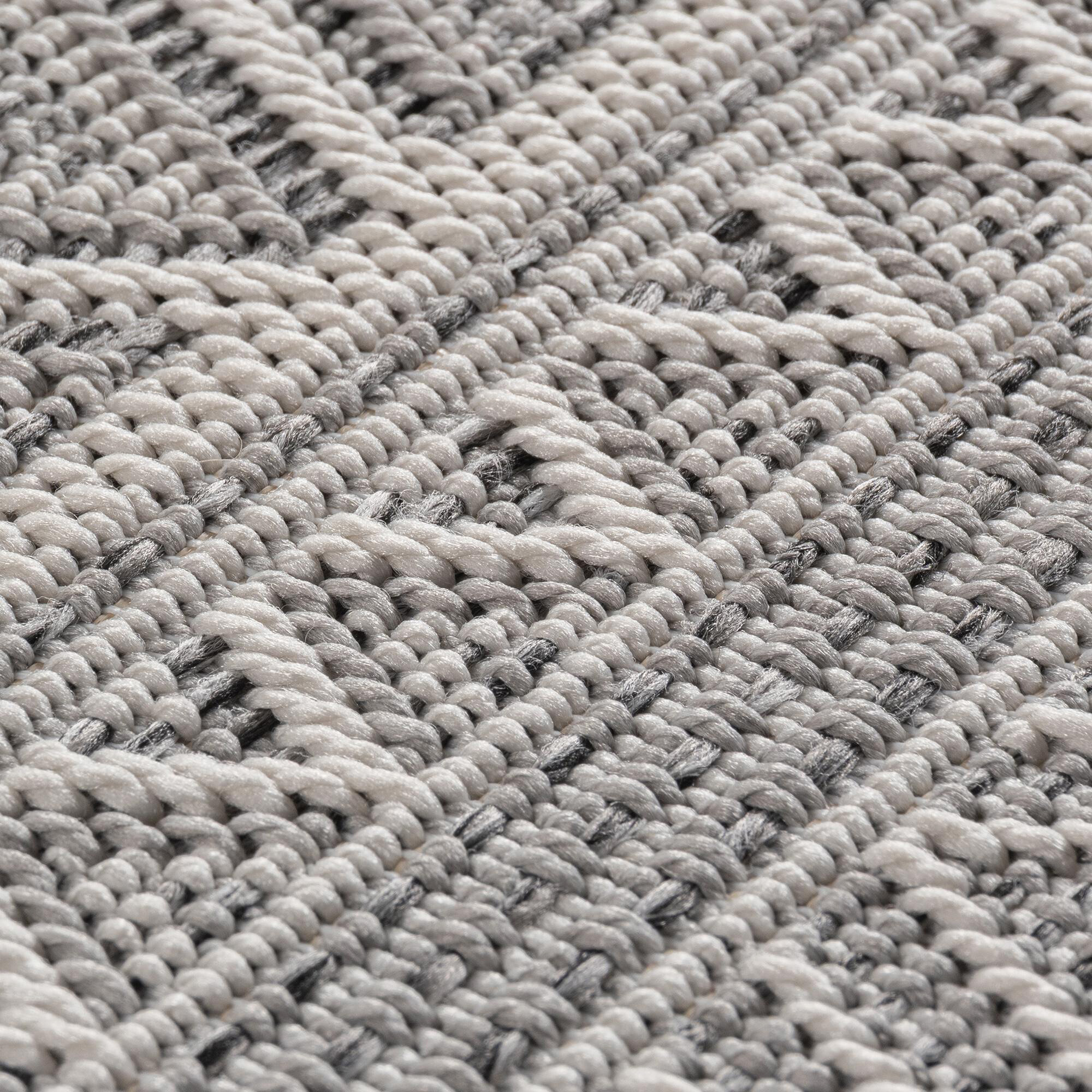 Ayyildiz Outdoorteppich DESERT grau B/L: ca. 280x370 cm