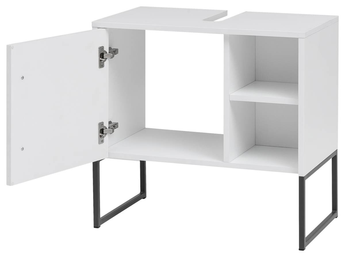 Waschbeckenunterschrank Limone weiß B/H/T: ca. 60,4x59,9x33,1 cm