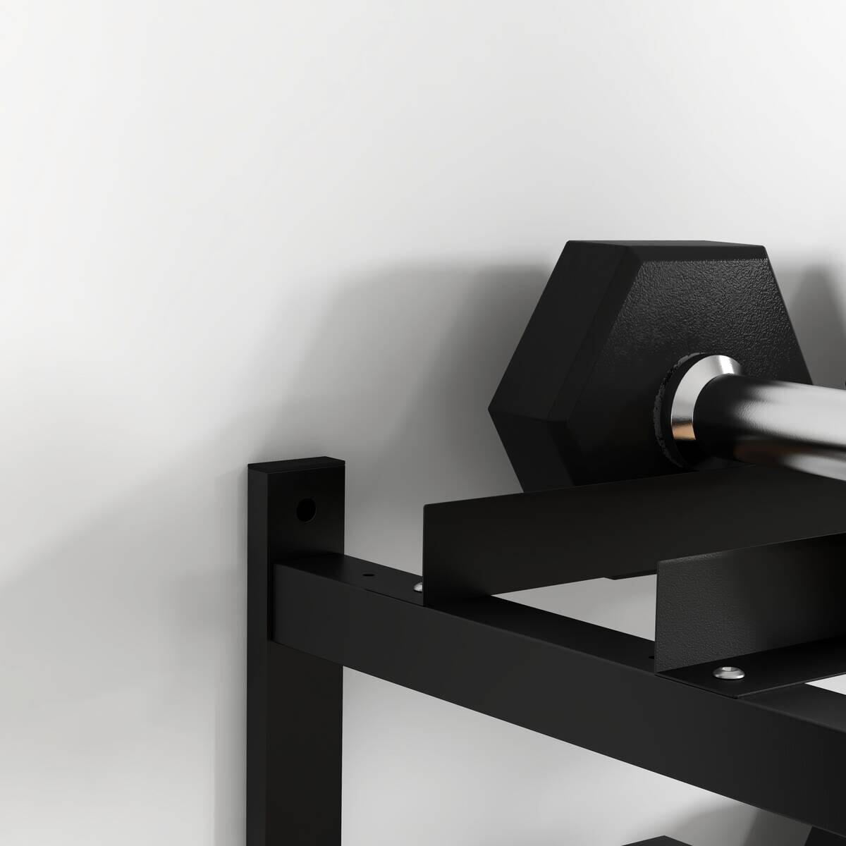 SPORTNOW Hantelständer schwarz Edelstahl B/H/L: ca. 40x98x35 cm