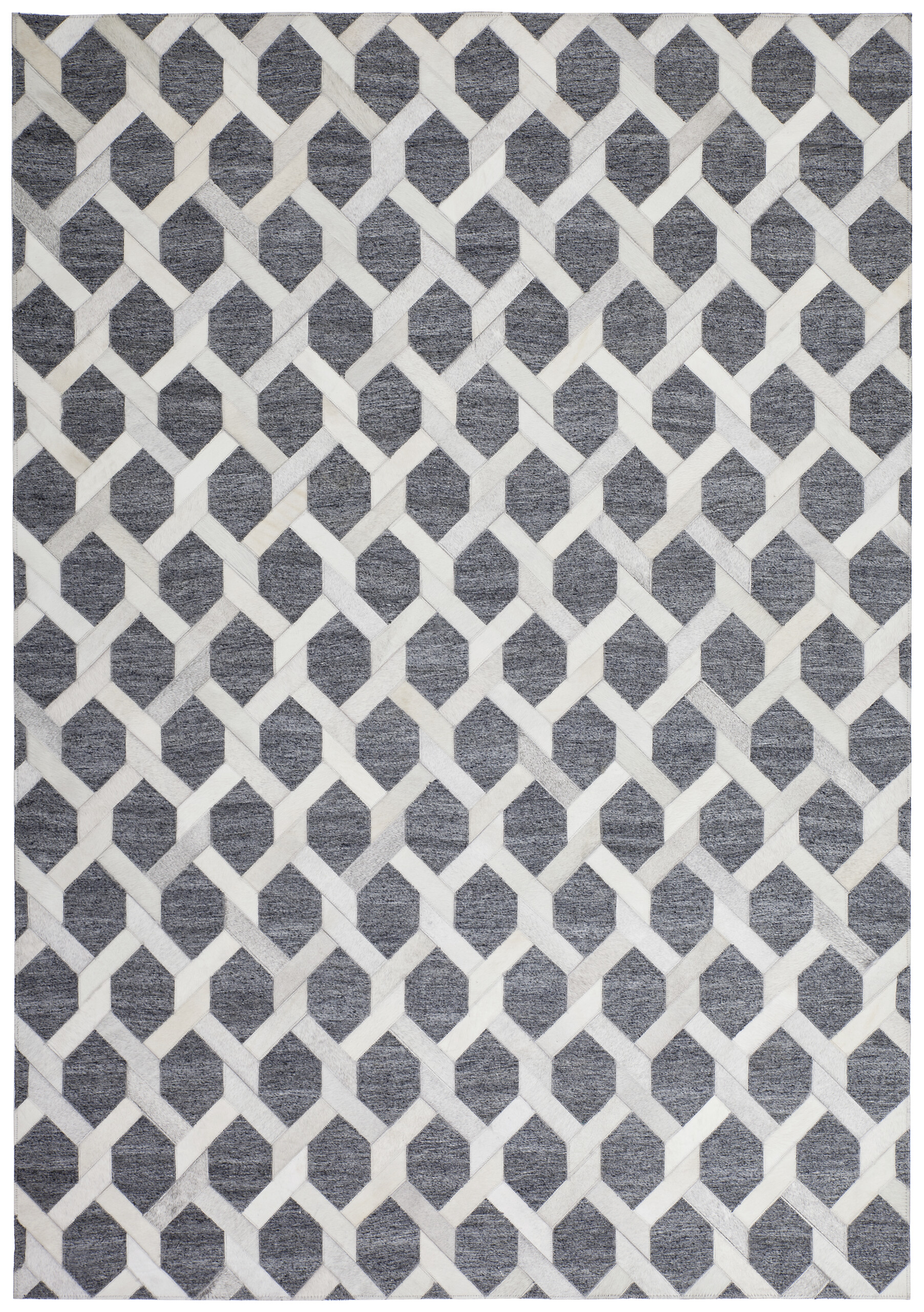 Kayoom Kurzflorteppich Chimera 125 grau B/L: ca. 160x230 cm