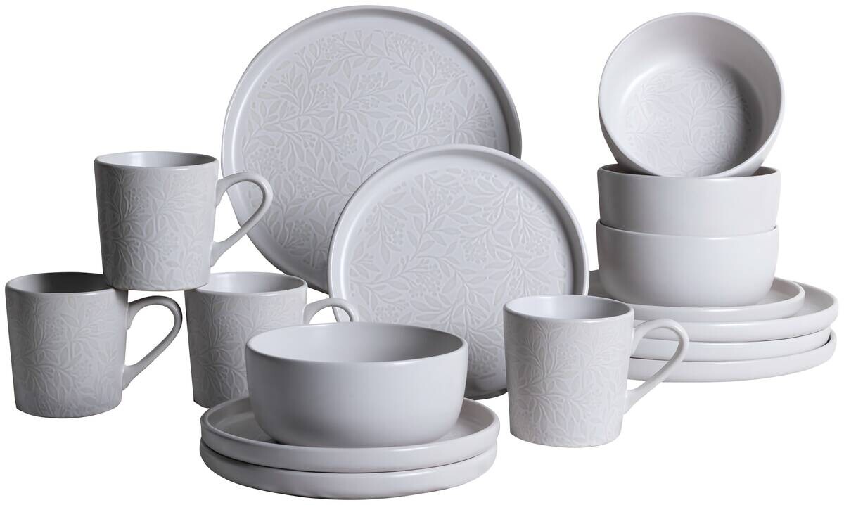 POCOline Kombiservice weiß Porzellan 16 tlg.