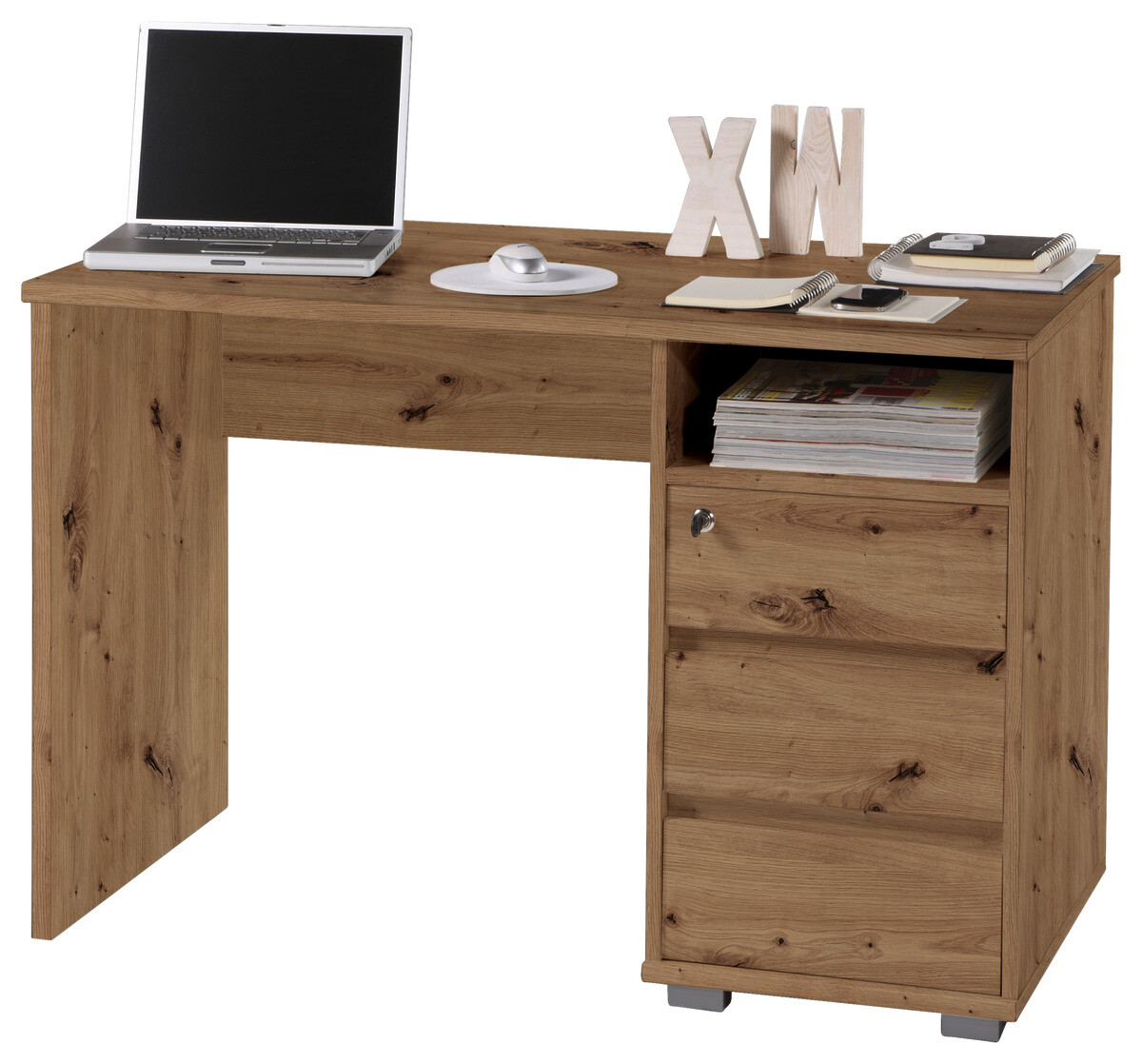 Schreibtisch Primus Eiche Artisan Nachbildung B/H/T: ca. 110x75x65 cm