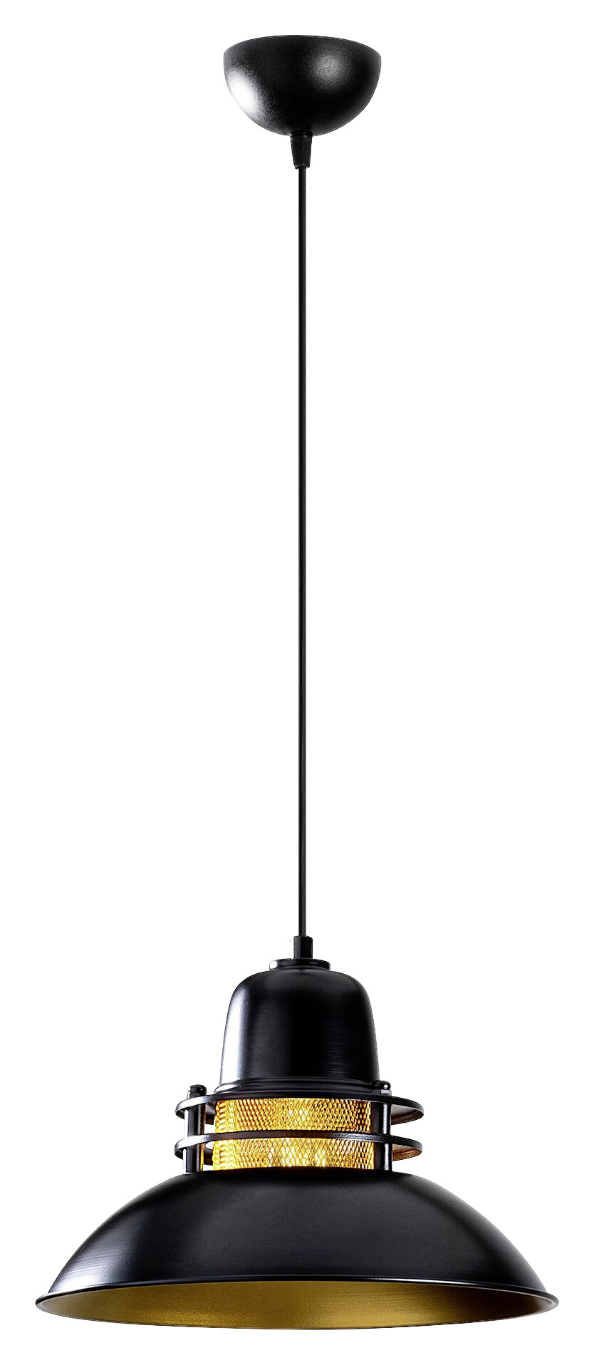 Opviq Pendelleuchte Berceste schwarz B/H/T/L/D: ca. 34x123x34x34x34 cm E27 1 Brennstellen