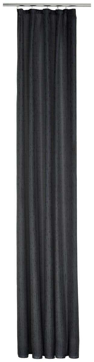 silver edition Dekovorhang Tessin schwarz B/L: ca. 140x245 cm