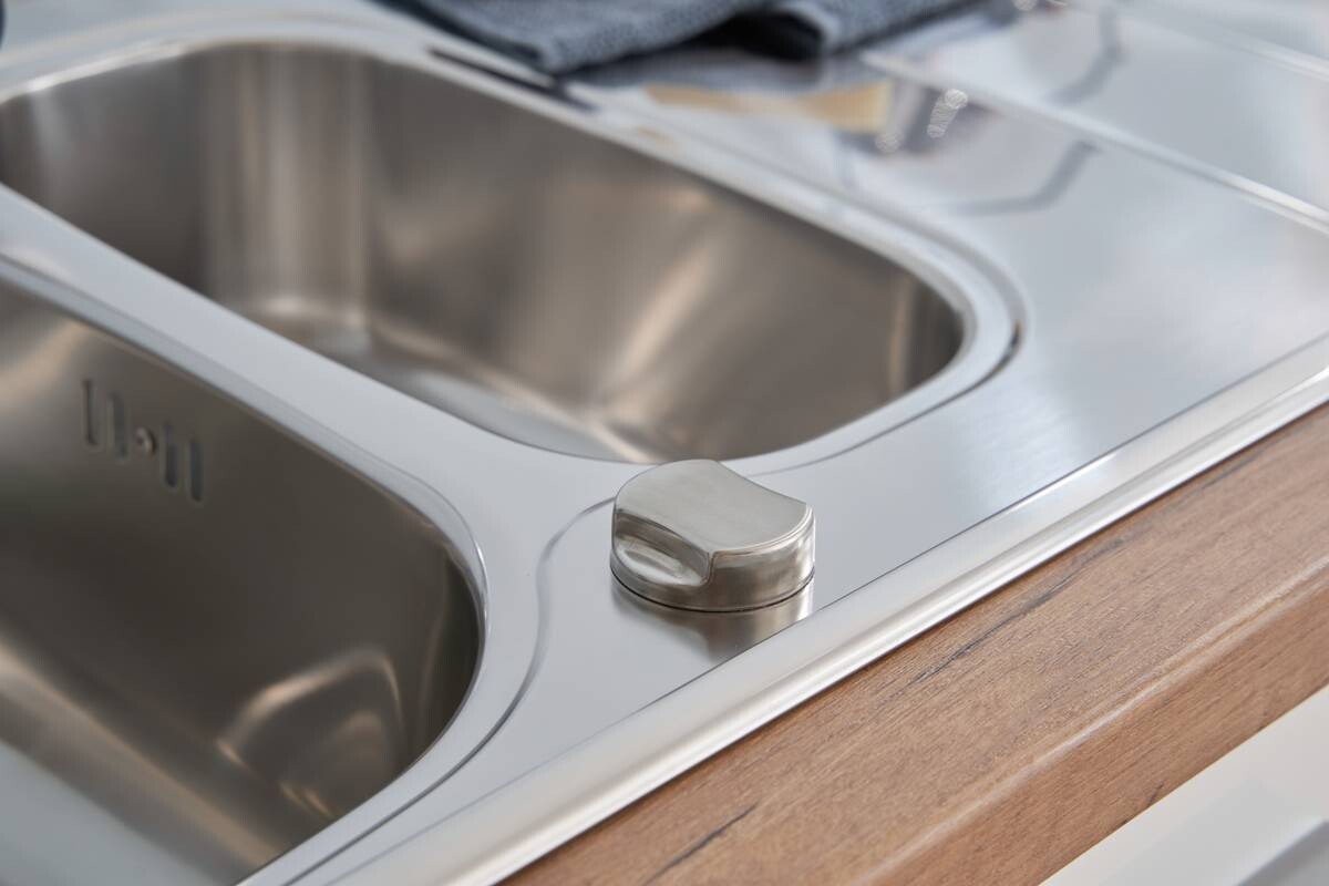 Respekta Einbauspüle Miami 100 x 50 Edelstahl B/H/T: ca. 100x19x50 cm