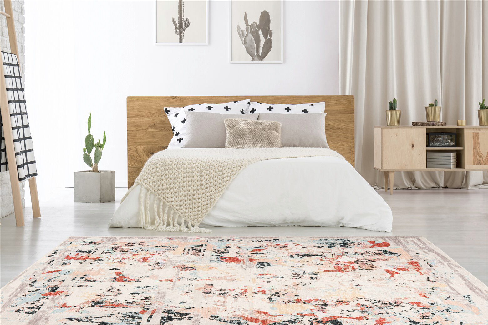 Padiro Kurzflorteppich Piemont 125 mehrfarbig B/H/L: ca. 120x1,1x170 cm Padiro Kurzflorteppich Piemont 125 mehrfarbig B/H/L: ca. 120x1,1x170 cm