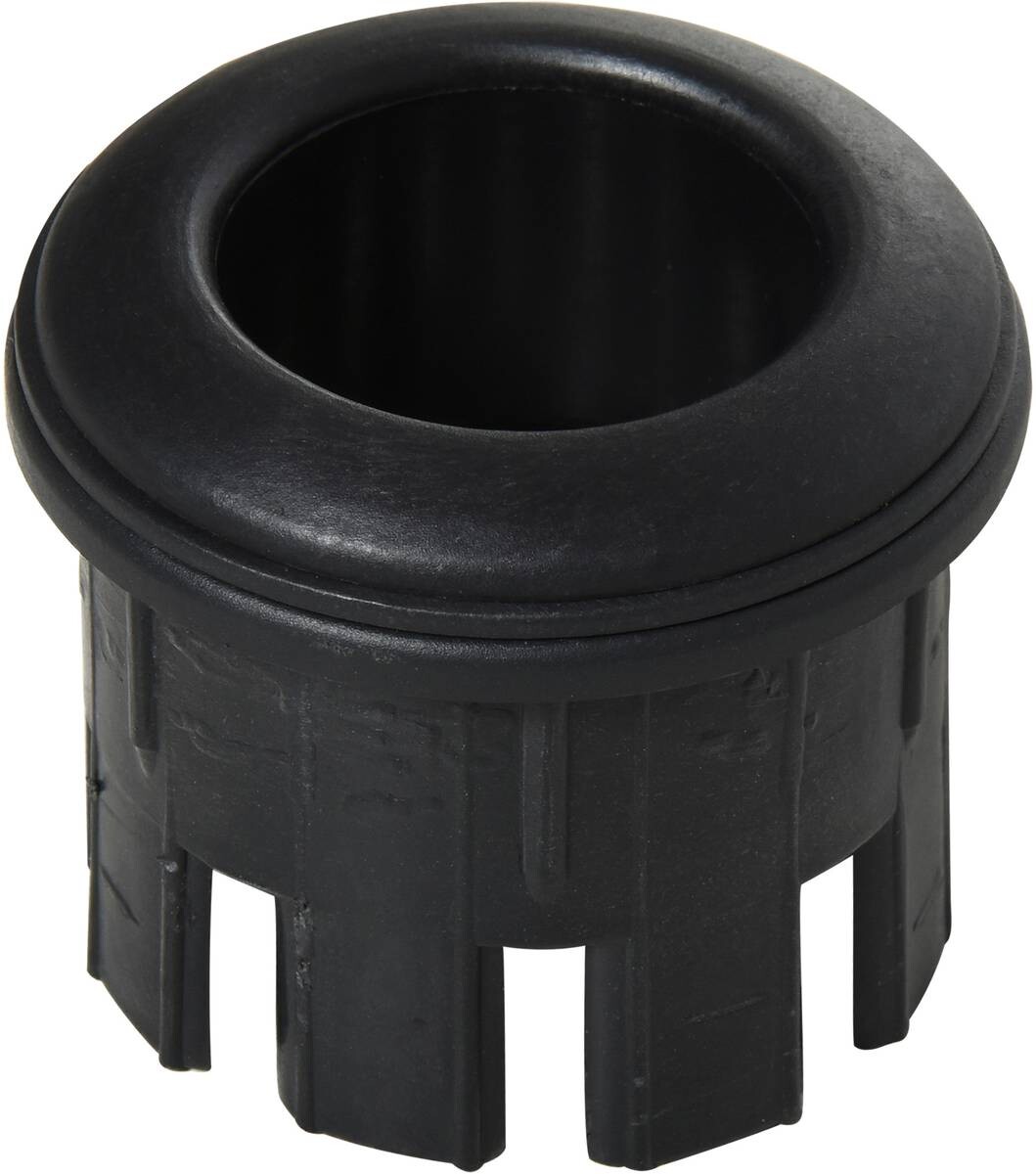 Outsunny Sonnenschirmständer schwarz Stahlrohr H/D: ca. 37x50 cm