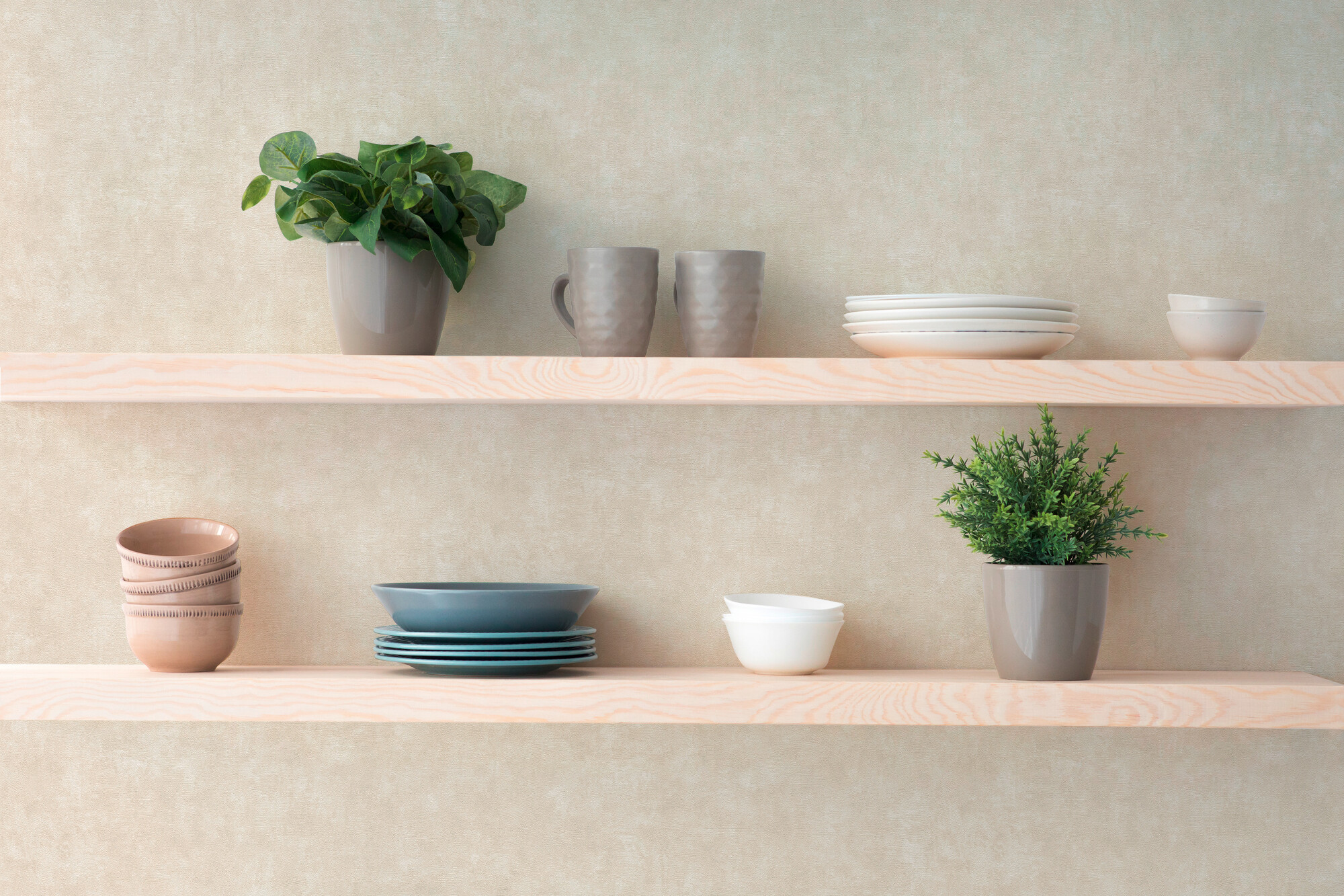 A.S.Creation Vliestapete grau B/H/D: ca. 53x1005x8,7 cm