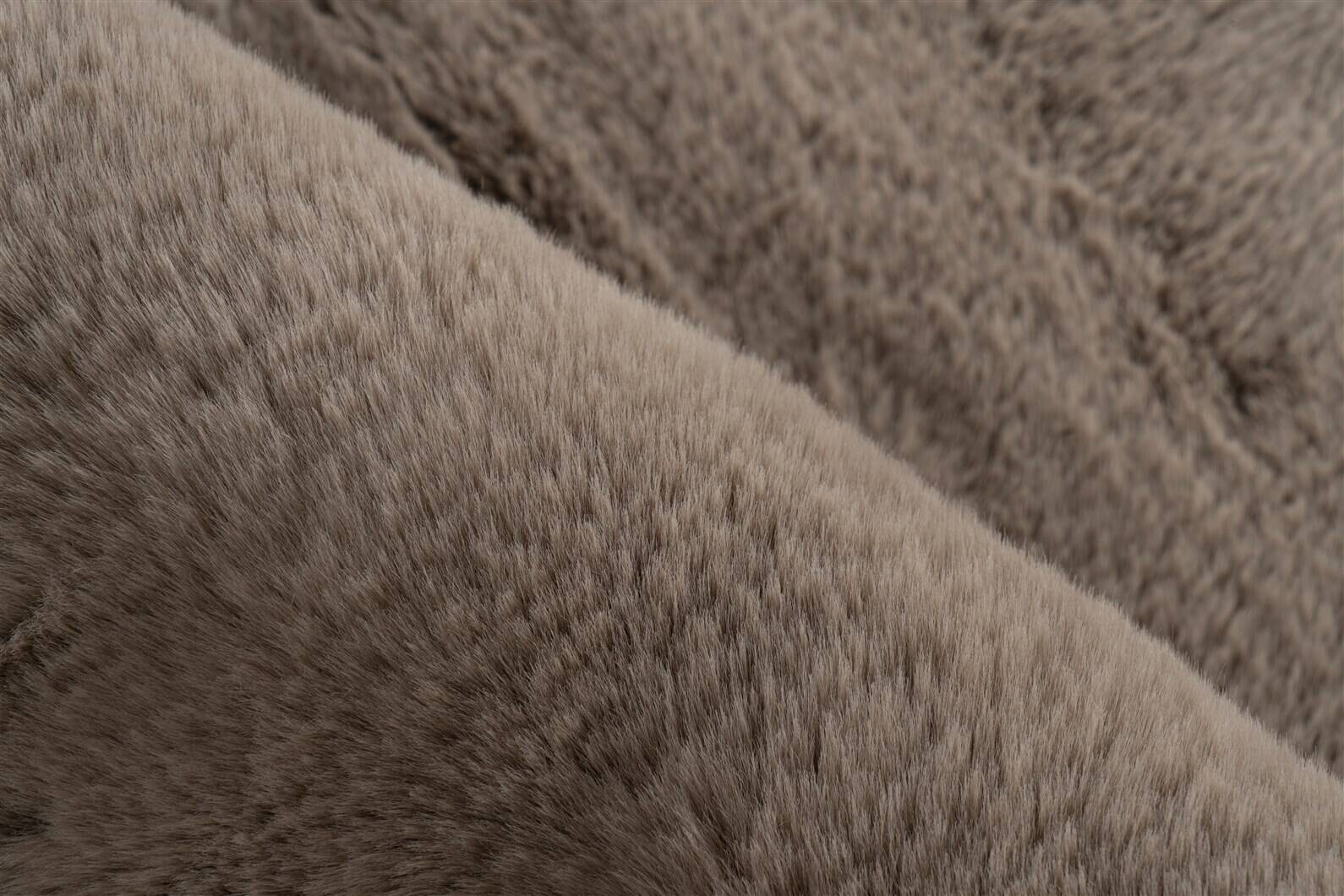 Kayoom Hochflorteppich Badematte Rabbit 225 sand B/H/L: ca. 100x3,5x100 cm