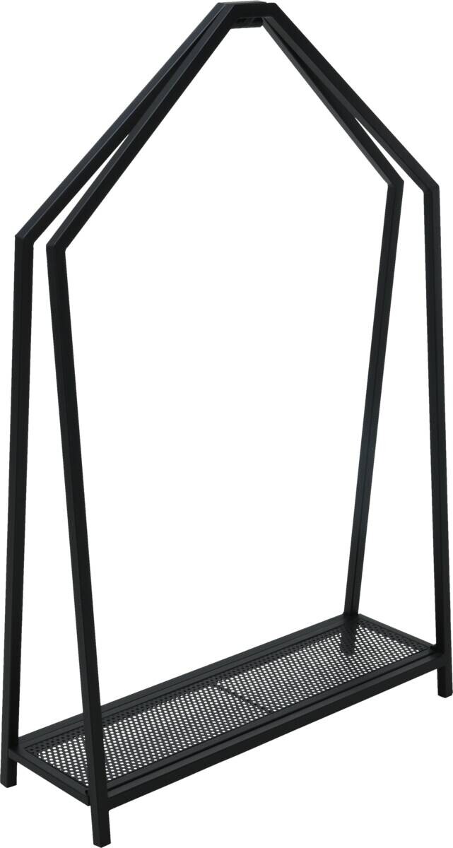 Kaminholzständer schwarz B/H/L: ca. 78,5x7x117,5 cm