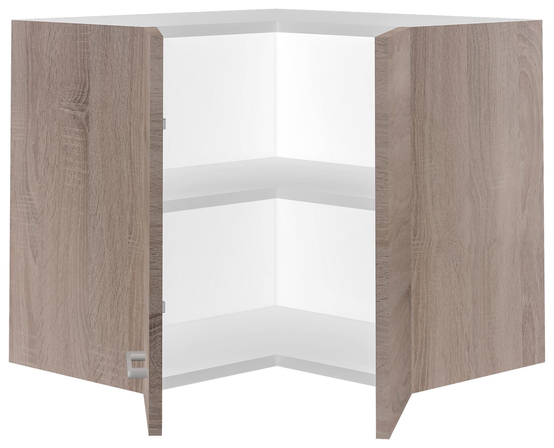 Eckhängeschrank Samoa weiß Eiche Nachbildung B/H/T: ca. 60x54,8x32 cm