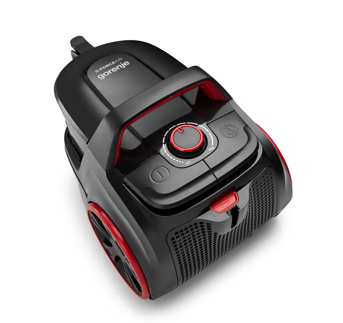 Bodenstaubsauger VCE01SFAPOBK schwarz rot Kunststoff B/H/T: ca. 29x30x44 cm