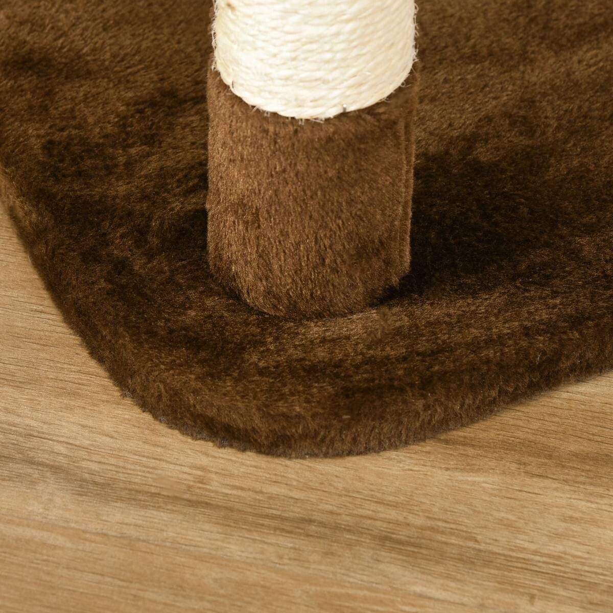 PawHut Katzenbaum braun Sisal B/H/L: ca. 50x153x65 cm