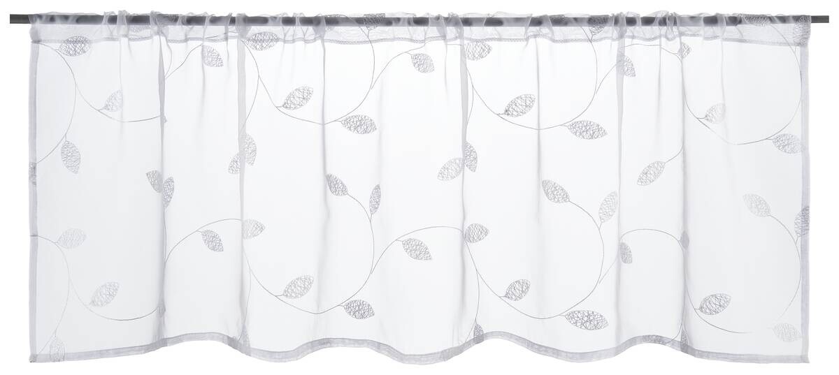 CASA CREATION Scheibengardine Shary weiß B/L: ca. 45x145 cm