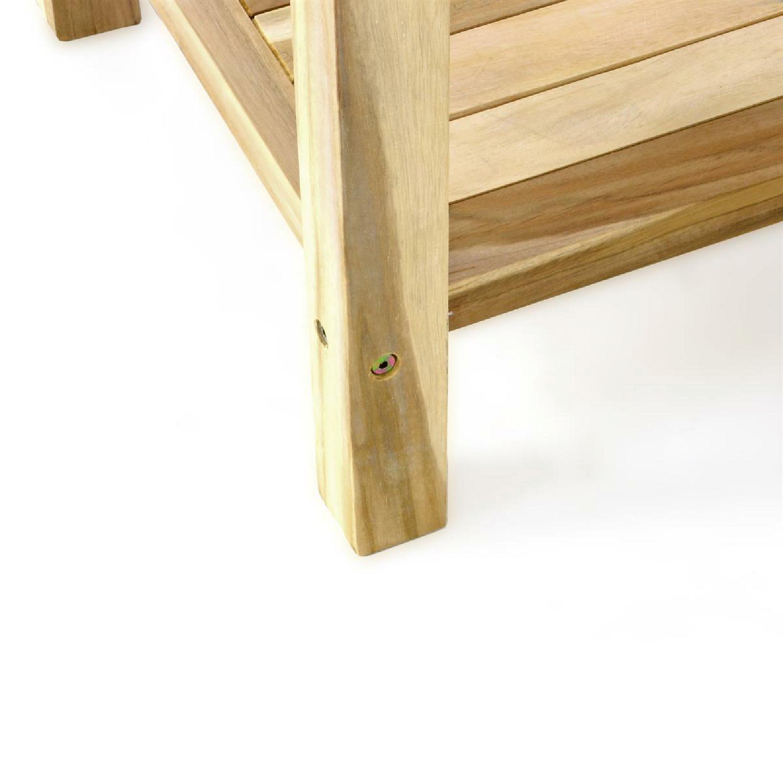 VCM Beistelltisch natur Holz B/H/T: ca. 50x50x50 cm VCM Beistelltisch natur Holz B/H/T: ca. 50x50x50 cm