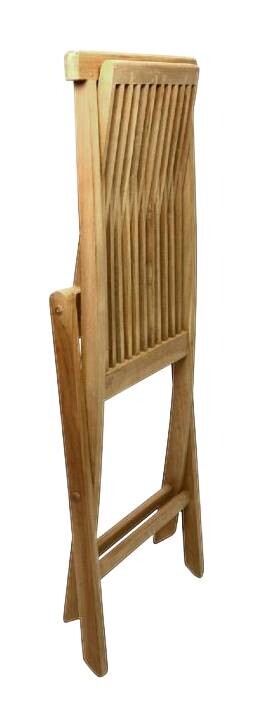 VCM Balkonset braun Teakholz B/H/T: ca. 46x89x62 cm