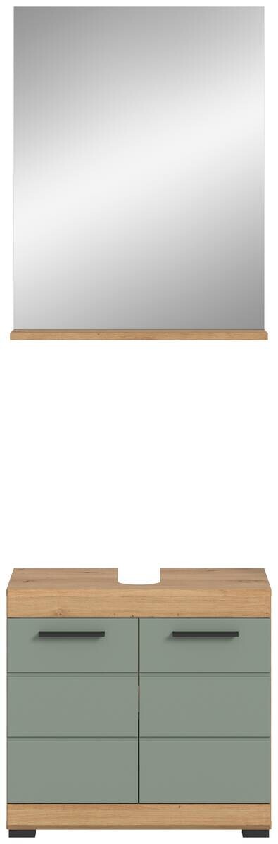 Badezimmer-Set Scout Eiche Artisan Nachbildung salbei Nachbildung B/H/T: ca. 60x191x34 cm