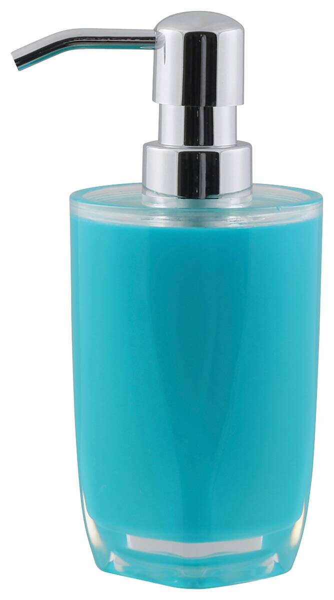 Axentia Seifenspender Graz türkis Kunststoff H/D: ca. 16x7,5 cm
